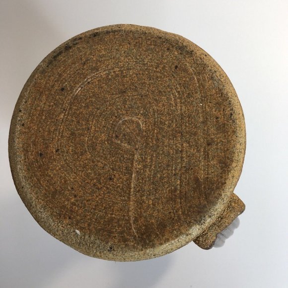 Mug Man Smiling Art Studio Pottery 3-D Face Glazed Stoneware Cup Mustache Nose - Picture 12 of 12